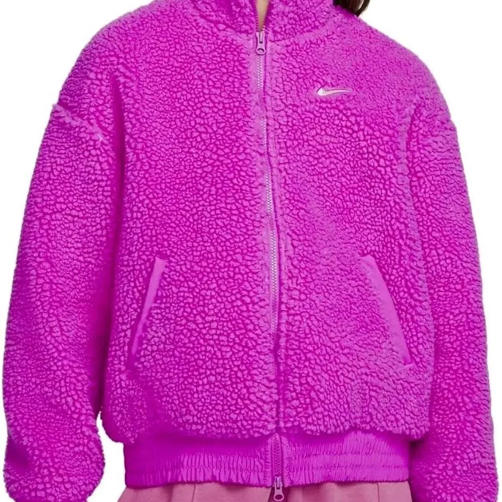 Nike Women's Purple and Pink Sweatshirt